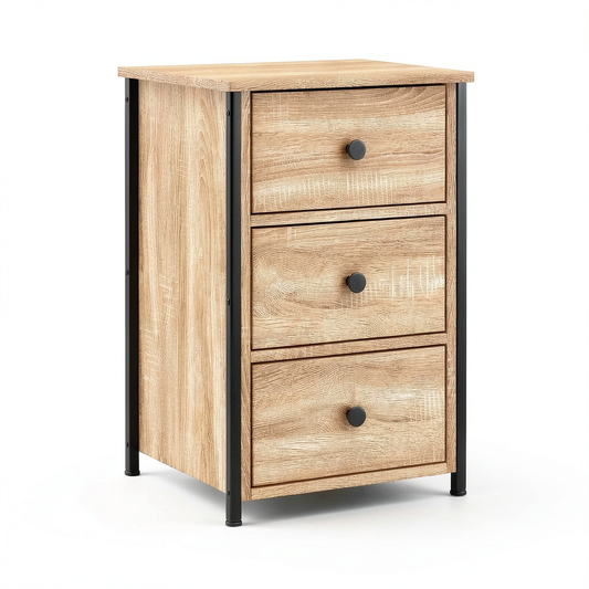 Set di 2 Comodini in Rovere Sonoma 40x36x60 cm